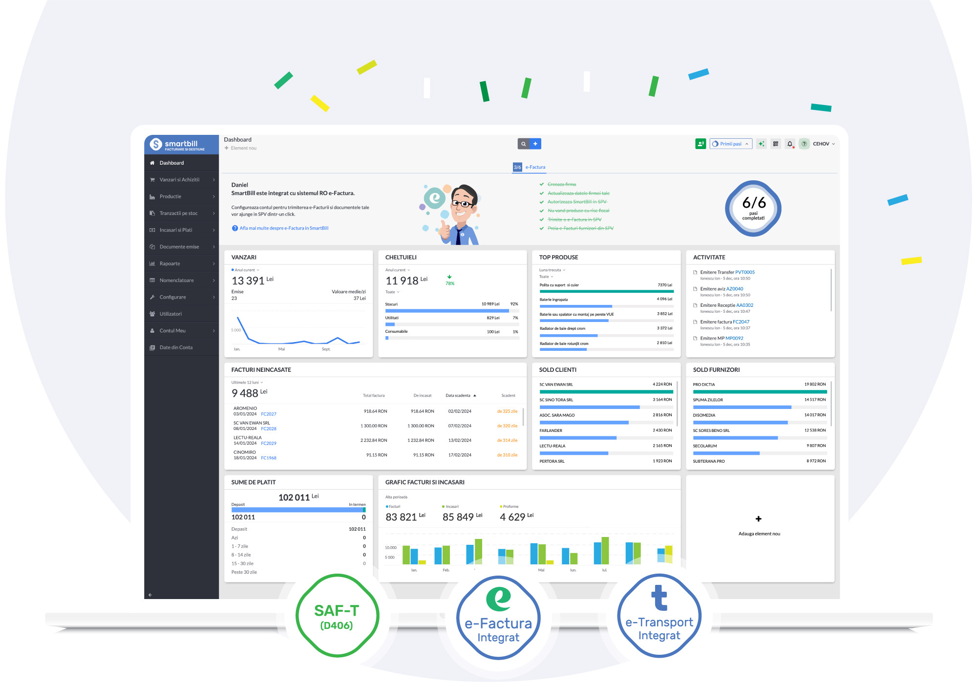 SmartBill este e-Factura integrat | Program de Facturare, Gestiune ...